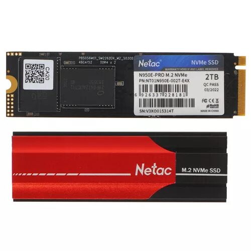 2000 ГБ M.2 NVMe накопитель Netac N950E Pro  [NT01N950E-002T-E4X]