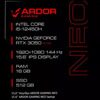 15.6 Ноутбук ARDOR GAMING NEO N15-I5ND411 черный