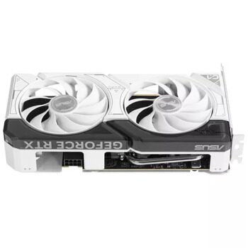 Видеокарта ASUS GeForce RTX 4060 Ti Dual White OC Edition [DUAL-RTX4060TI-O8G-WHITE]