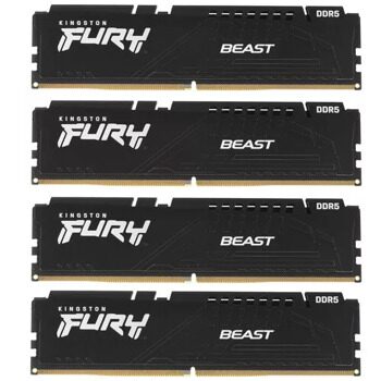 Оперативная память Kingston FURY Beast Black [KF560C40BBK4-64] 64 ГБ