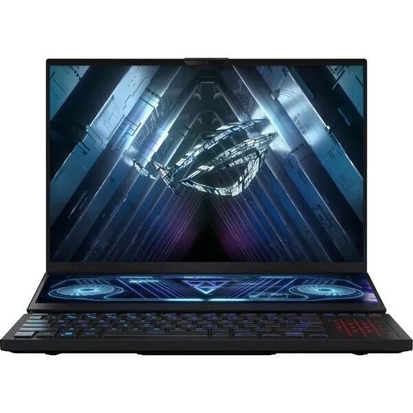 ASUS ROG Zephyrus Duo 16 GX650PY-NM083W AMD Ryzen 9 7945HX 2500MHz/16/2560x1600/32GB/2048GB SSD/NVIDIA GeForce RTX 4090 16GB/Wi-Fi/Bluetooth/Windows 11 Home (90NR0BI1-M004V0) Black