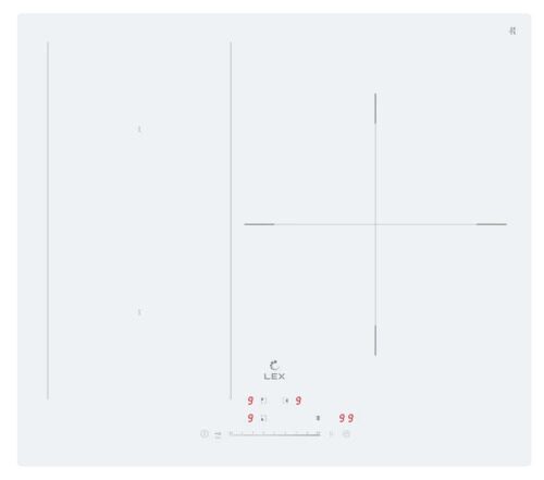 Индукционная варочная поверхность LEX EVI 631A WH [CHPE000039]