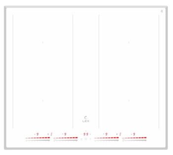 Индукционная варочная поверхность LEX EVI 641С WH [CHPE000051]