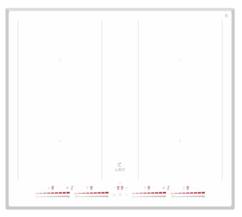 Индукционная варочная поверхность LEX EVI 641С WH [CHPE000051]