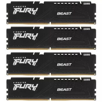 Оперативная память Kingston FURY Beast Black [KF556C40BBK4-64] 64 ГБ