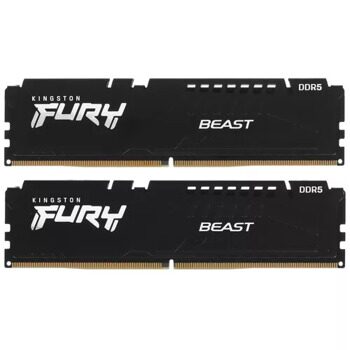 Оперативная память Kingston FURY Beast Black [KF560C30BBEK2-32] 32 ГБ