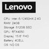 15.6 Ноутбук Lenovo LOQ 15IAX9 серый [83GS00ANPS]