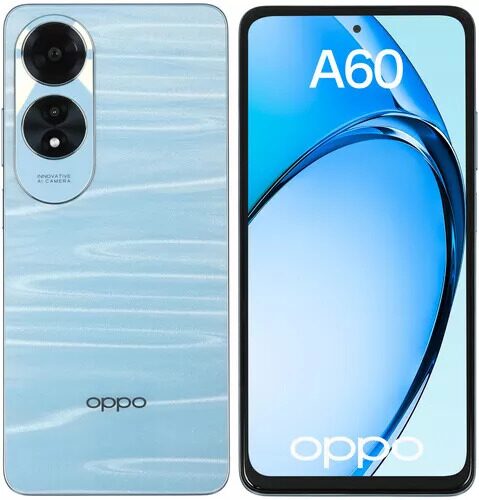 6.67 Смартфон OPPO A60 256 ГБ голубой [6932169345408]