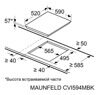 Индукционная варочная поверхность MAUNFELD CVI594MBK