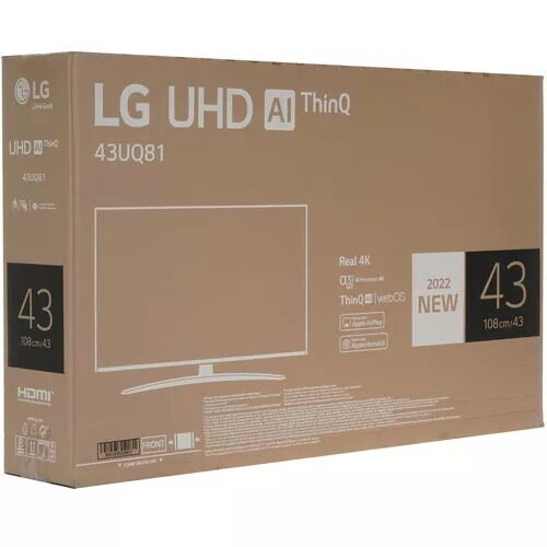 43(109см)LED-телевизорLG43UQ81009LCкоричневый_10_9901249