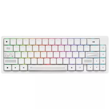 Клавиатура проводная + беспроводная Дарк Проджект KD65A Wireless  [DP-DK-65A-010100-GZR]