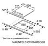 Индукционная варочная поверхность MAUNFELD CVI594MBGBR [58984]