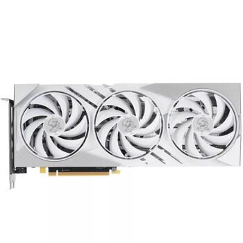 Видеокарта MSI GeForce RTX 4060 Ti GAMING SLIM WHITE  [GeForce RTX 4060 Ti GAMING SLIM WHITE 16G]