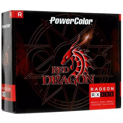 ВидеокартаPowerColorAMDRadeonRX550RedDragonLP[AXRX5504GBD5-HLE]_1_4890441