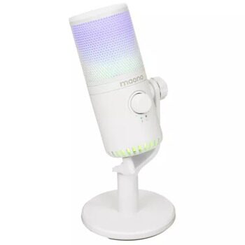 Микрофон MAONO DM30 RGB белый