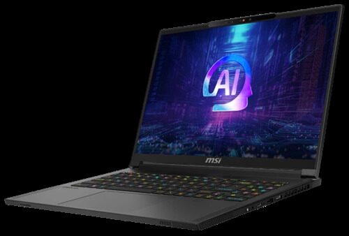 16 Ноутбук MSI Stealth A16 AI+ A3HVGG-096RU черный [9S7-15FK25-096]