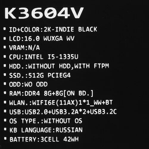 16НоутбукASUSVivobook16XK3604VA-MB230черный_2_5455986