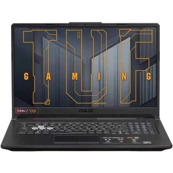 ASUS TUF Gaming A17 FA706NF-HX007 AMD Ryzen 5 7535HS 3300MHz/17.3/1920x1080/16GB/512GB SSD/NVIDIA GeForce RTX 2050 4GB/Wi-Fi/Bluetooth/DOS (90NR0JH5-M002L0) Black