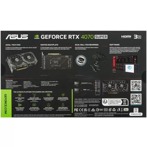 ВидеокартаASUSGeForceRTX4070SUPERDUALEVOOC[DUAL-RTX4070S-O12G-EVO]_8_5477914