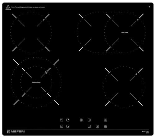 Электрическая варочная поверхность Meferi MEH604BK ULTRA
