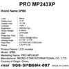 23.8 Монитор MSI PRO MP243XP черный [9S6-3PB59H-087]