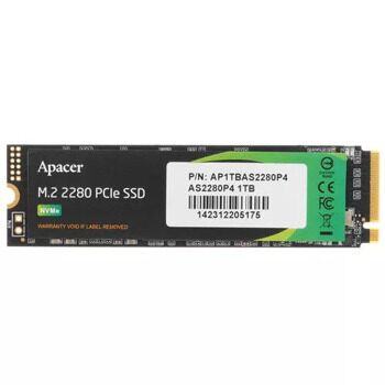 1000 ГБ M.2 NVMe накопитель Apacer AS2280P4  [AP1TBAS2280P4-1]