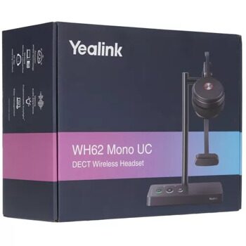 Беспроводная моногарнитура Yealink WH62 Mono UC черный