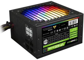 Блок питания GameMax VP-600 Modular RGB [VP-600-M-RGB] черный