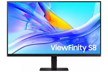 32 Монитор Samsung ViewFinity S8 S80UD S32D804UAI черный [LS32D804UAIXCI]