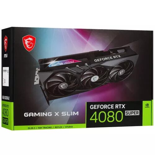 Видеокарта MSI GeForce RTX 4080 SUPER GAMING X SLIM [912-V511-231]