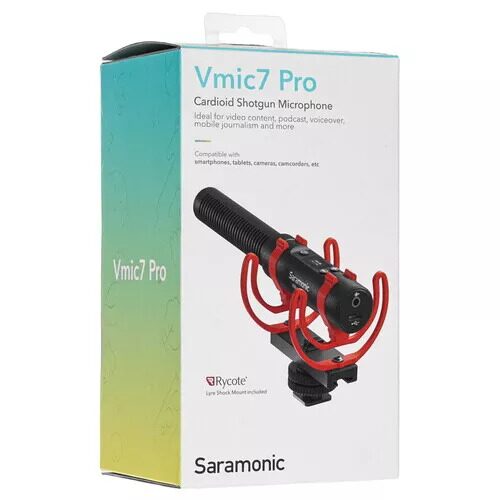 Микрофон Saramonic Vmic7 Pro черный