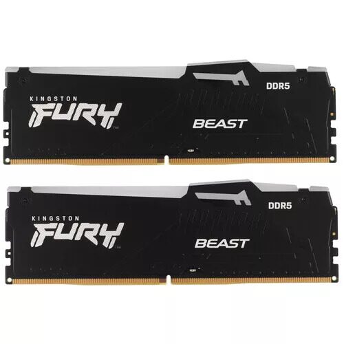 Оперативная память Kingston FURY Beast Black RGB [KF564C32BBAK2-32] 32 ГБ