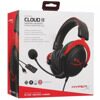 Проводные наушники HyperX Cloud II KHX-HSCP-RD красный