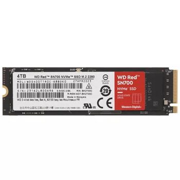 4000 ГБ M.2 NVMe накопитель WD Red SN700  [WDS400T1R0C]