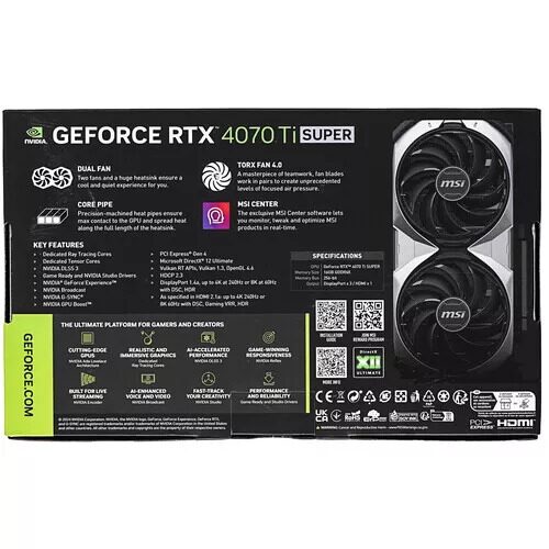 ВидеокартаMSIGeForceRTX4070TiSUPER16GVENTUS2X[GeForceRTX4070TiSUPER16GVENTUS2X]_1_5472383