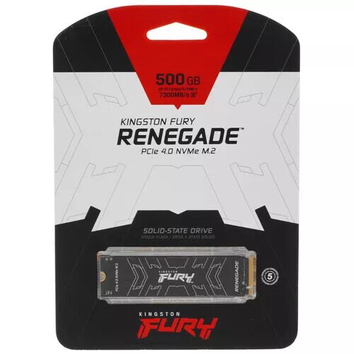 500 ГБ M.2 NVMe накопитель Kingston FURY Renegade  [SFYRS/500G]