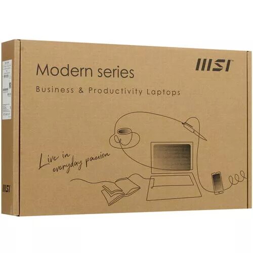 156НоутбукMSIModern15B7M-217XRUчерный_9_5410207