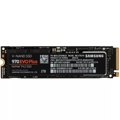 2000 ГБ M.2 NVMe накопитель Samsung 970 EVO Plus  [MZ-V7S2T0BW]