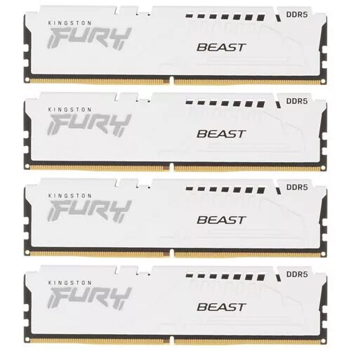 Оперативная память Kingston FURY Beast White [KF556C40BWK4-64] 64 ГБ