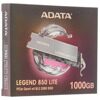 1000 ГБ M.2 NVMe накопитель ADATA LEGEND 850 LITE  [ALEG-850L-1000GCS]