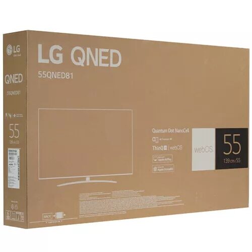 55(139см)LED-телевизорLG55QNED816QAчерный_1_5060485