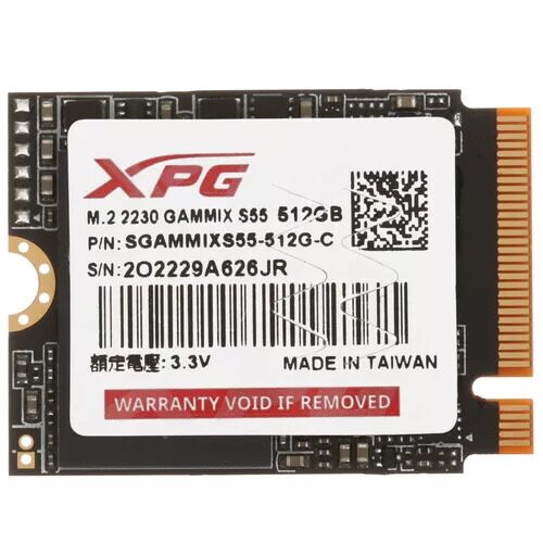 512 ГБ M.2 NVMe накопитель ADATA XPG GAMMIX S55  [SGAMMIXS55-512G-C]