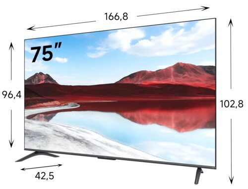 75 (190 см) LED-телевизор Xiaomi TV A Pro 75 2025 черный [L75MA-SRU]