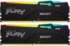 Оперативная память Kingston FURY Beast Black RGB [KF568C34BBEAK2-32] 32 ГБ