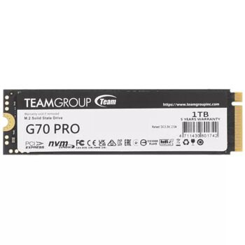 1000 ГБ M.2 NVMe накопитель TEAMGROUP T-FORCE G70 Pro  [TM8FFH001T0C128]