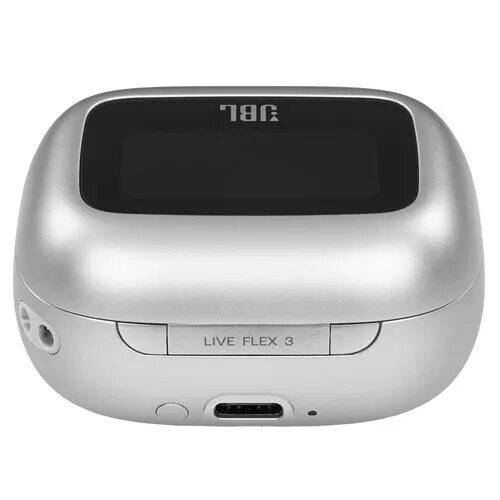 Наушники TWS JBL Live Flex 3 серебристый [JBLLIVEFLEX3SIL]