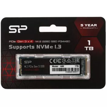 1000 ГБ M.2 NVMe накопитель Silicon Power P34A80  [SP001TBP34A80M28]