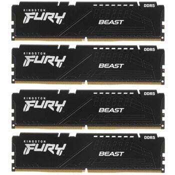 Оперативная память Kingston FURY Beast Black [KF556C40BBK4-128] 128 ГБ