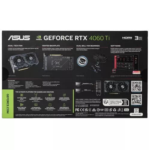 ВидеокартаASUSGeForceRTX4060TiDualOCEdition[DUAL-RTX4060TI-O16G]_3_5434502