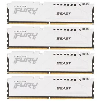 Оперативная память Kingston FURY Beast White [KF556C40BWK4-64] 64 ГБ